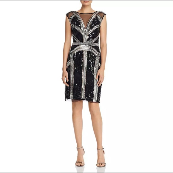 Aidan Mattox Dresses & Skirts - ⚡️SALE⚡️NWT Aidan Mattox beaded cap sleeve dress